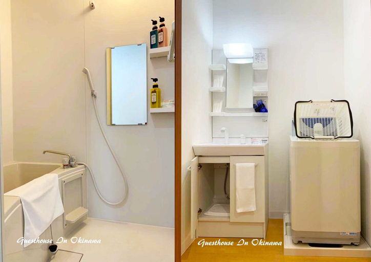 Bathroom 3, Glanz-Inn Matsuo, Naha