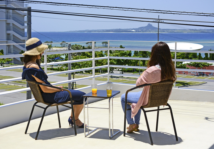 Ocean view terrace BISE, Motobu
