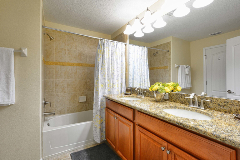 Bathroom 5, Paradise Palms 4 Bed Townhouse w Splashpool - 3611PP, Osceola