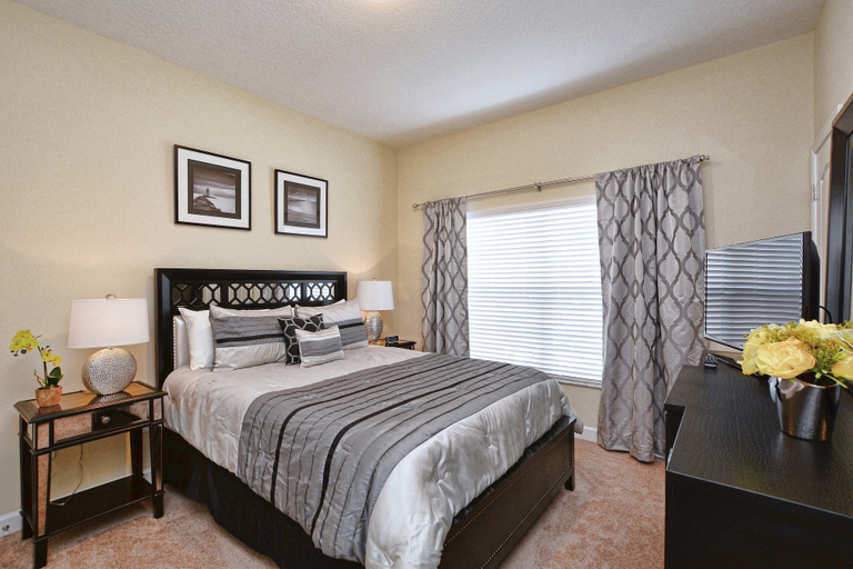 Bedroom, Paradise Palms 4 Bed Townhouse w Splashpool - 3611PP, Osceola