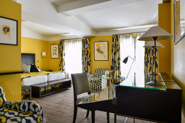 Bedroom 3, Hotel de l'Abbaye, Paris