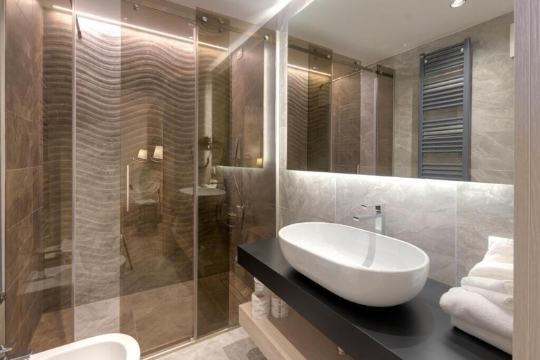 Bathroom 5, Hotel Rosengarten, Trento