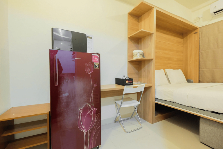 Bedroom 4, Modern Style Studio Apartment at Green Pramuka City By Travelio, Jakarta Pusat