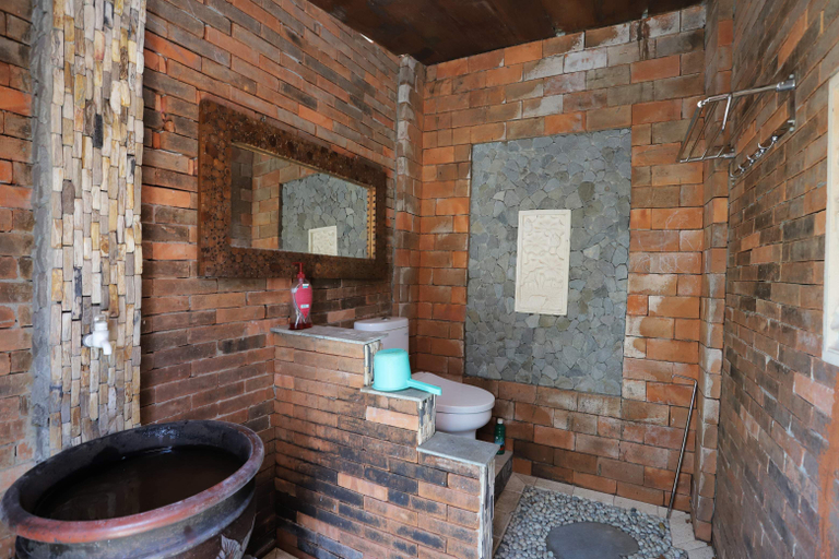 Bathroom 4, Watu Lumbung Culture Resort, Bantul