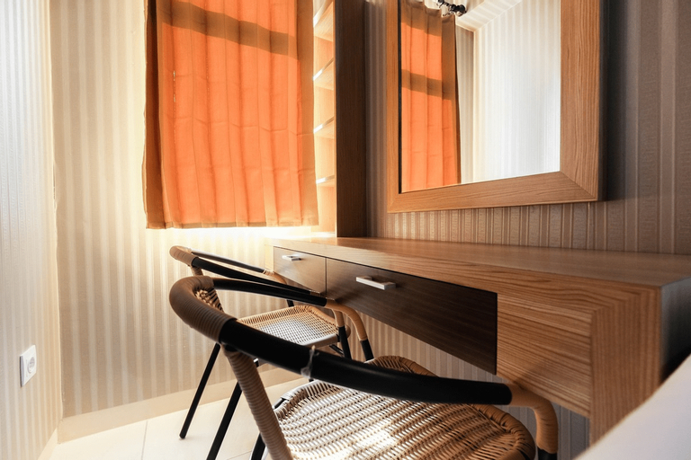 Bedroom 4, Relaxing 2BR Apartment at The Springlake Summarecon By Travelio, Bekasi