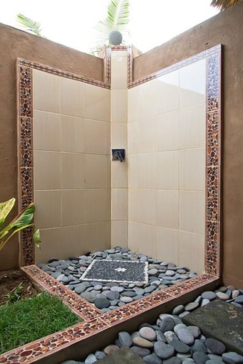 Bathroom 4, Lembongan Bay Shore Huts, Klungkung