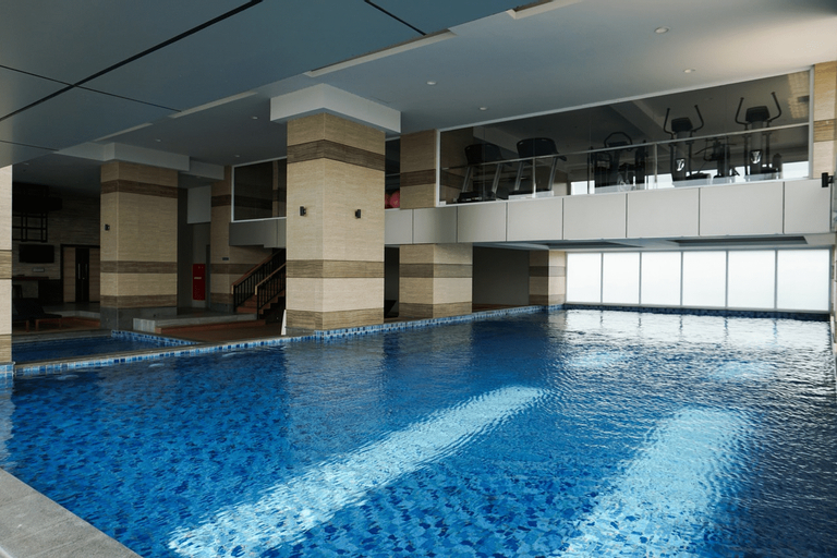 Stunning 2BR Loft Apartment at Maqna Residence By Travelio, West Jakarta
