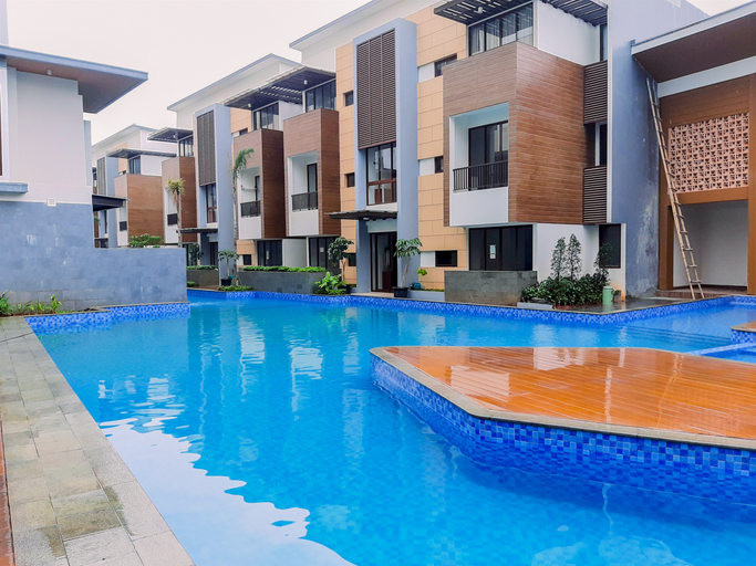 Sport & Beauty 3, Pool View 3BR Apartment at Asatti BSD City By Travelio, South Tangerang