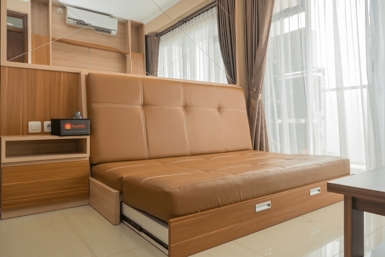 Bedroom 4, Homey 3BR with Sofa Bed near Pasteur Exit Toll at Gateway Pasteur Apartment By Travelio, Bandung