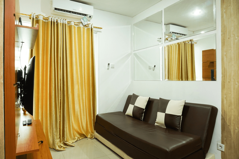 2BR Apartment with Sofa Bed at Woodland Park Residence By Travelio, South Jakarta