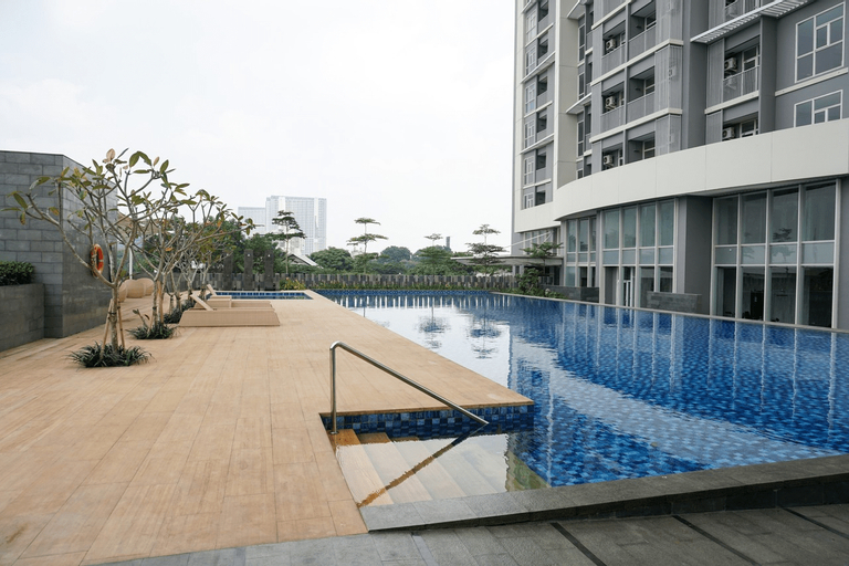 Exclusive 1BR Ciputra International Apartment By Travelio, West Jakarta