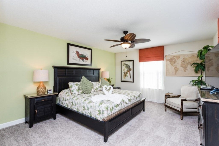 Bedroom 3, 5BR Pool Home in Storey Lake by SHV-4817, Osceola