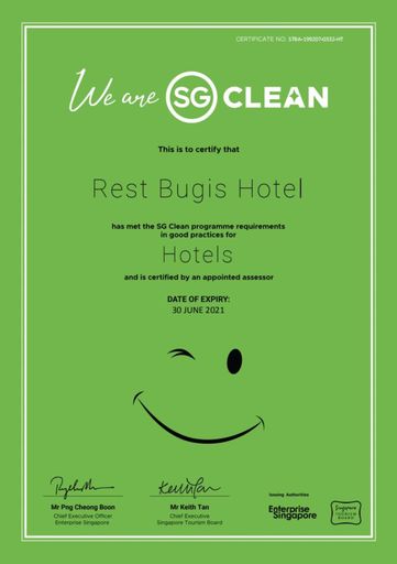 Rest Bugis Hotel (SG Clean), Rochor
