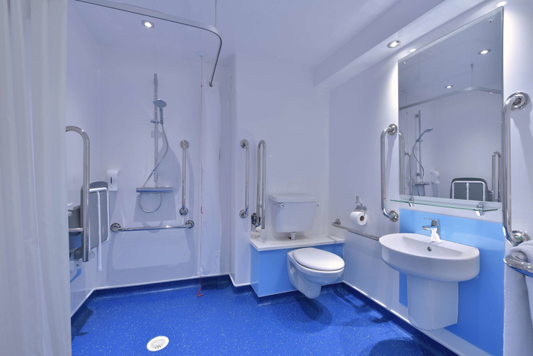 Bathroom 4, Travelodge Derry, Derry and Strabane
