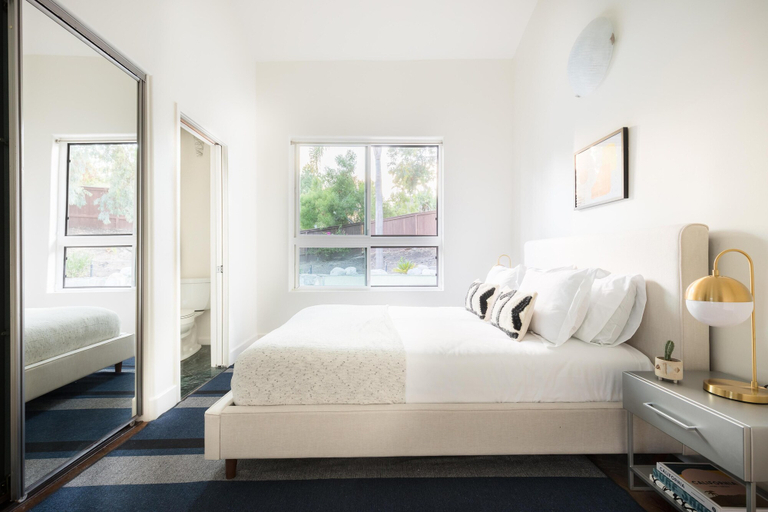 Bedroom 4, Modern & Chic Home in Oceanside w/ Heated Pool, Spa, & Fire Pit! Moreno by AvantStay, San Diego