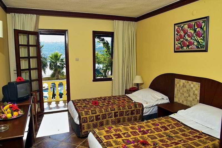 Bedroom, Green Beach Resort Hotel, Bodrum
