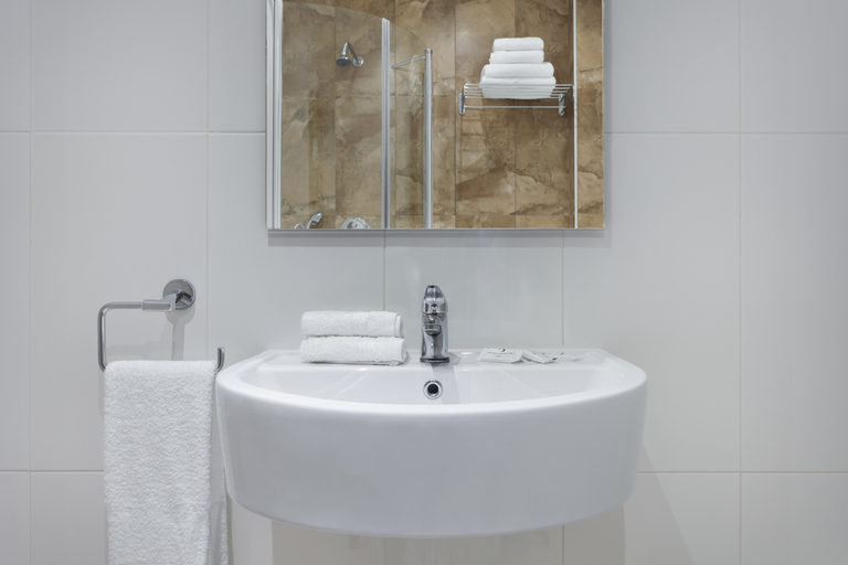 Bathroom 5, 115 The Strand Hotel by NEU Collective