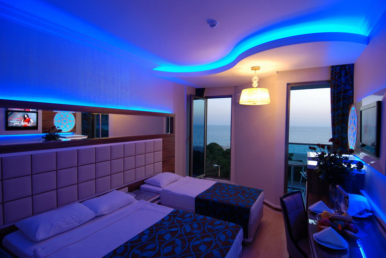 Bedroom, Grand Zaman Beach Hotel, Alanya