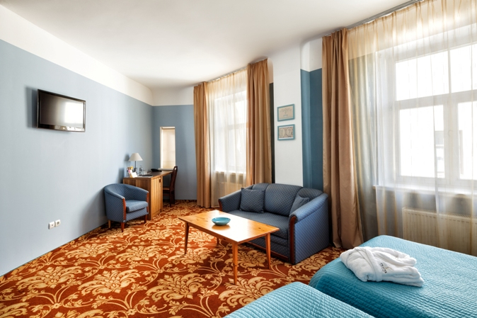 Bedroom, City Hotel Teater, Riga