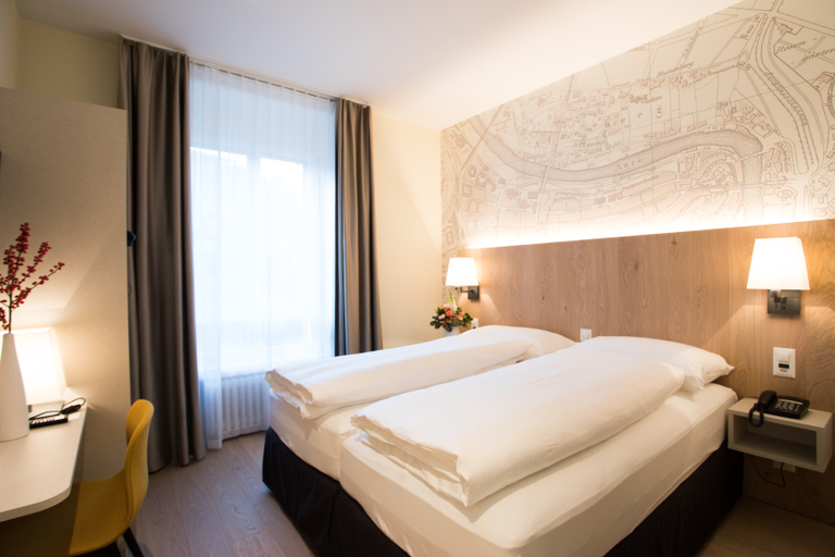 Bedroom 3, Kreuz Bern Modern City Hotel, Bern