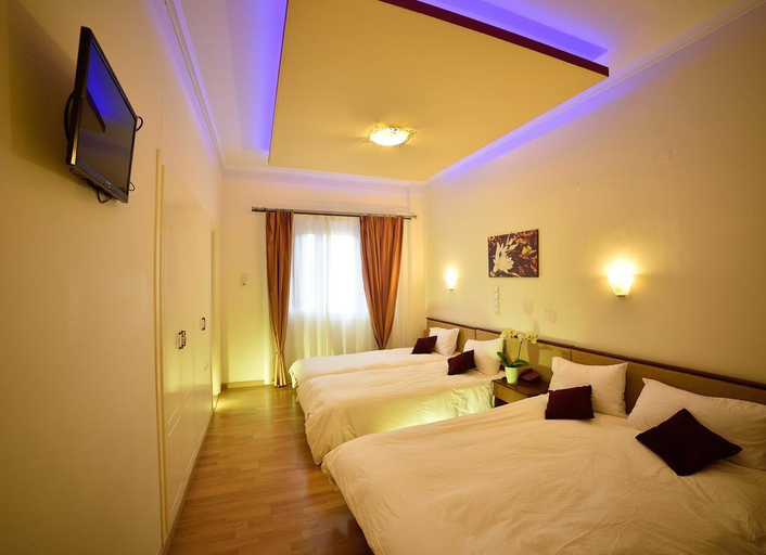Bedroom 3, Byzantion Hotel Mistras, Peloponnese