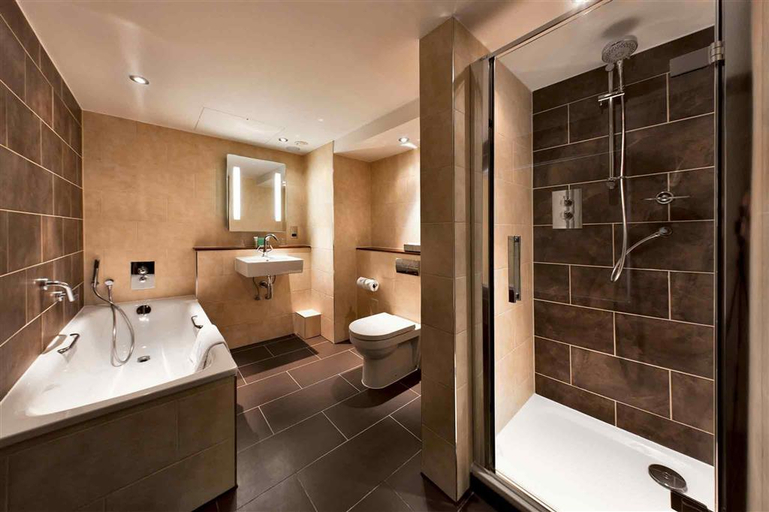 Bathroom 4, Mercure London Staines Upon Thames Hotel, Surrey