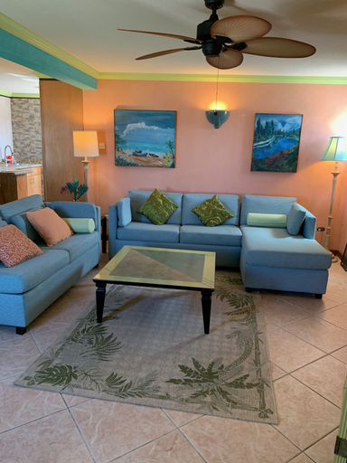 Public Area, Belle Rive Oceanfront Apartment