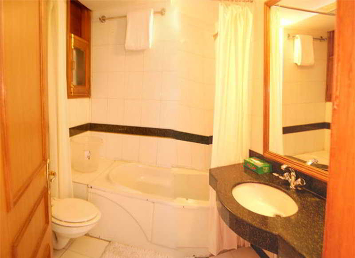 Bathroom 4, Hotel Ambica Palace, Delhi