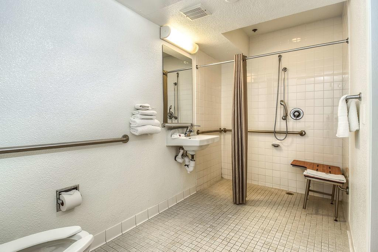 Bathroom 4, Motel 6 Carlsbad South, San Diego