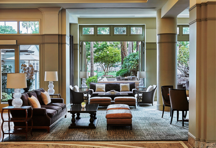 Public Area, Fairmont Miramar Hotel, Los Angeles