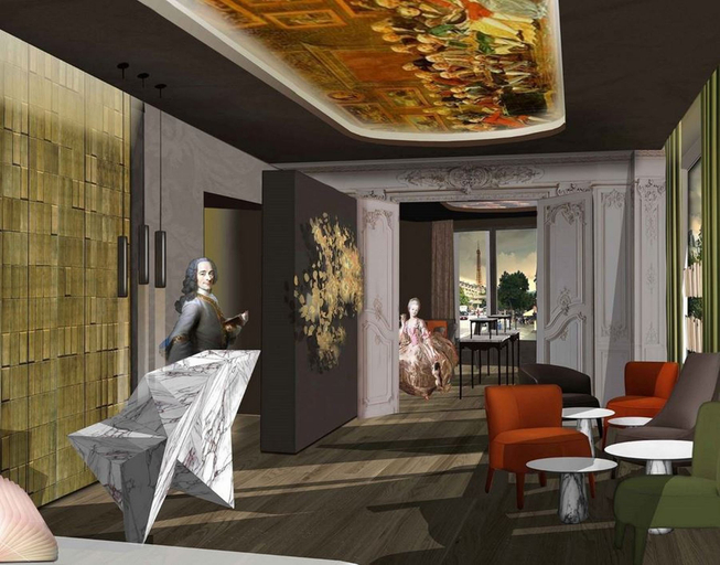 Public Area 3, Hôtel La Comtesse, Paris