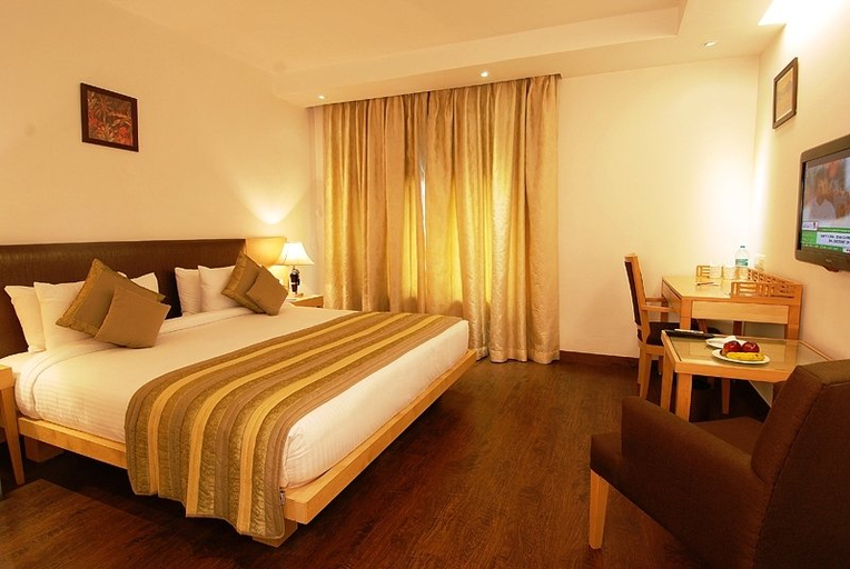 Bedroom 1, Aarone Residency Airport, Delhi