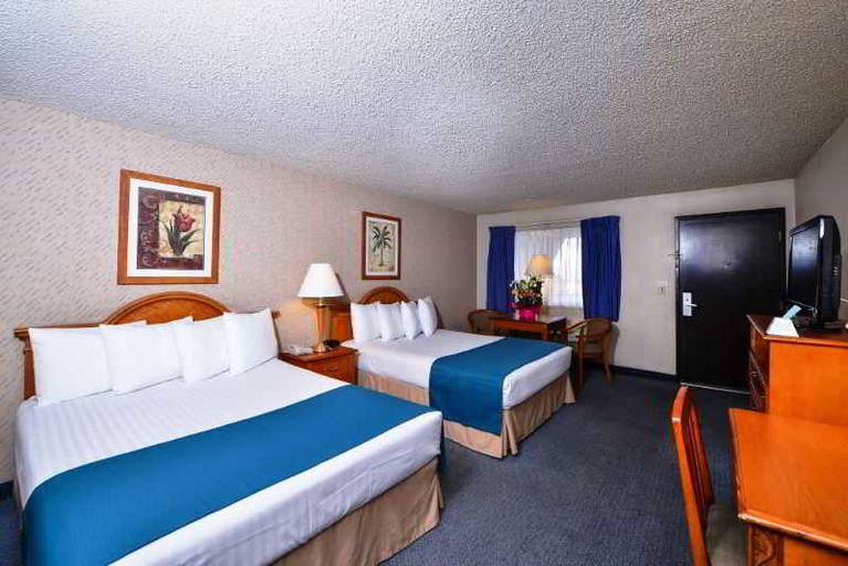 Bedroom, Americas Best Value Inn Downtown Las Vegas, Clark
