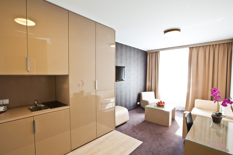 Bedroom 2, Platinum Apartments Aparthotel, Poznań City