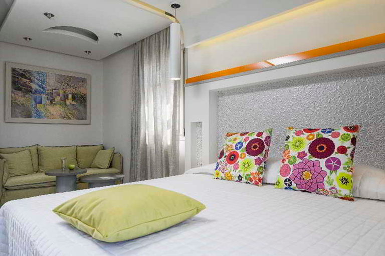 Bedroom 3, Kouros Art Hotel, South Aegean