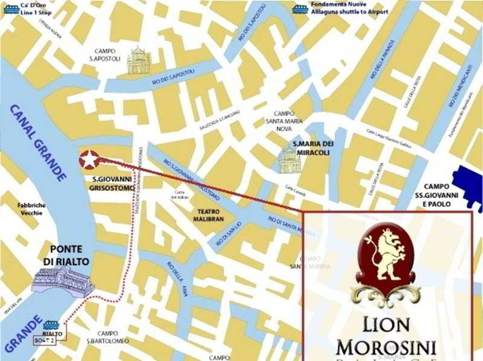 Public Area 3, Al Palazzo Lion Morosini, Venezia