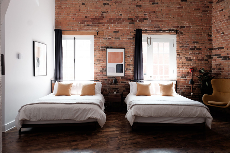 Bedroom 2, 1861 Grand Loft in Old Port by Nuage, Montréal