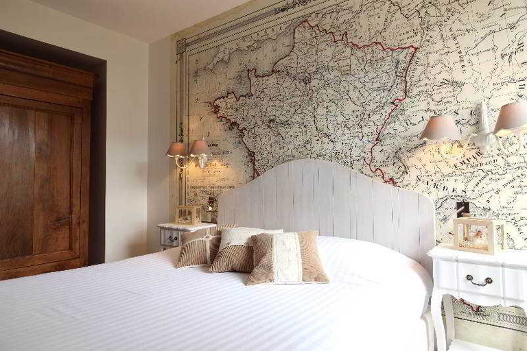 Bedroom 3, Hotel La Croix Blanche Fontevraud, Maine-et-Loire