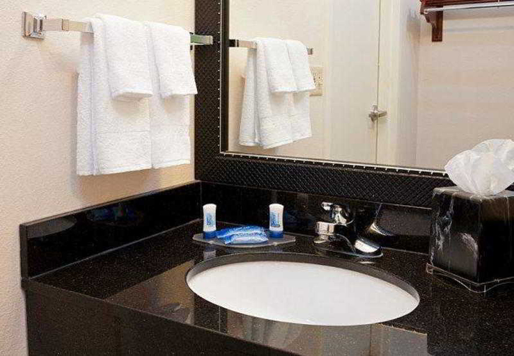 Bathroom 4, Spark by Hilton Bloomington, Monroe