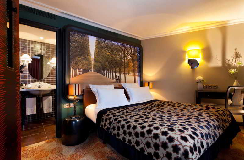 Bedroom 3, Hotel Fontaines Du Luxembourg, Paris