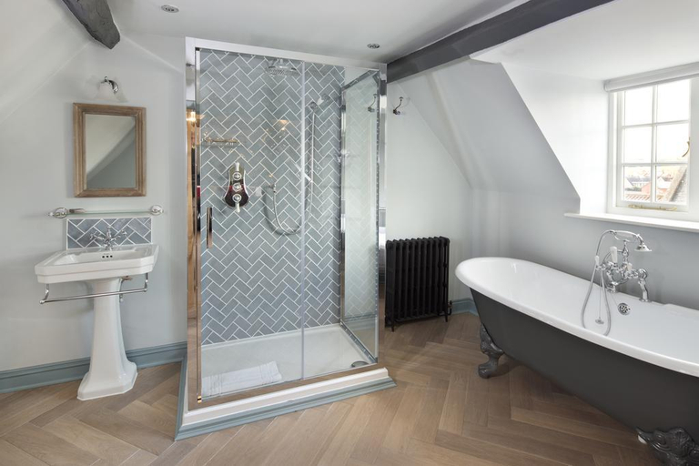 Bathroom 4, The George Townhouse, Warwickshire
