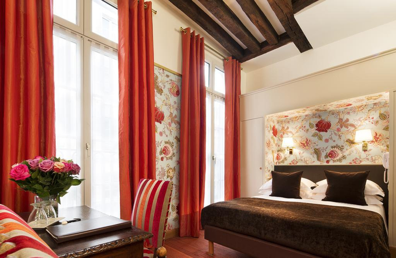 Bedroom 2, Hotel Saint Paul Rive Gauche, Paris