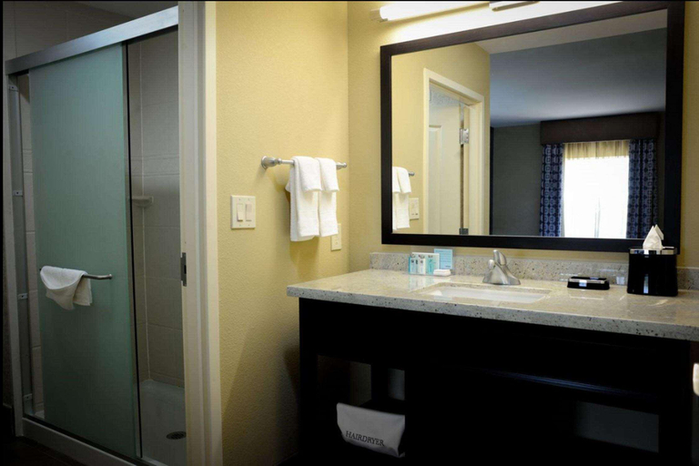 Bathroom 4, Hampton Inn & Suites Houston I-10/Central, TX, Houston