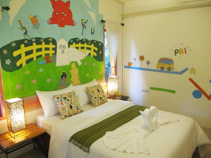 Bedroom 4, Baan Chokdee Pai Resort, Pai
