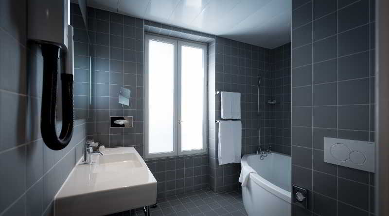 Bathroom 4, Hotel Mirabeau Eiffel, Paris