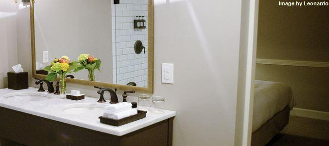 Bathroom 1, The Oliver Hotel, Knox