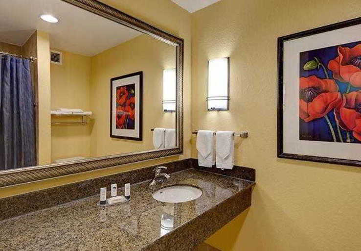 Bathroom 5, Fairfield Inn & Suites Houston Intercontinental Airport, Houston