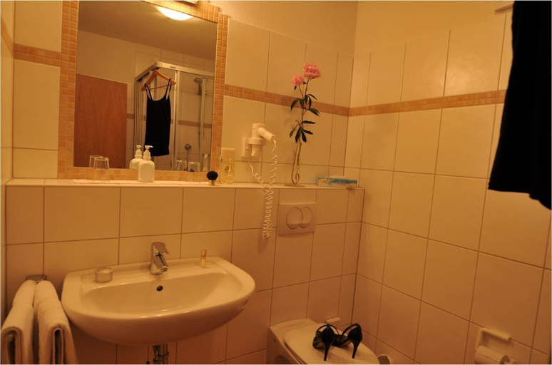 Bathroom, Flairhotel Central, Waldeck-Frankenberg