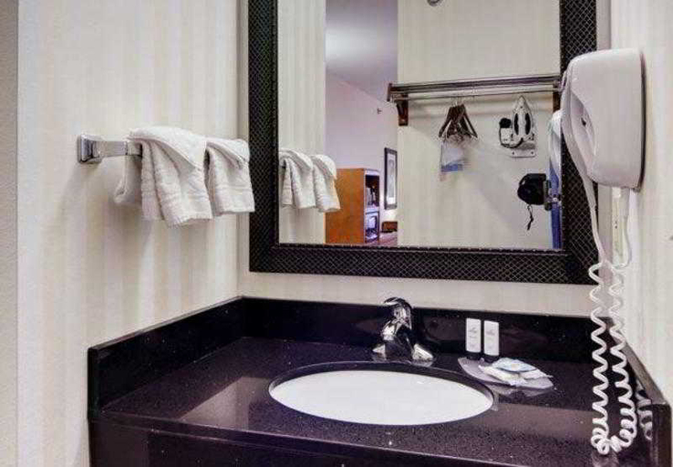Bathroom 4, Hometowne Studios East Lansing–Okemos, Ingham