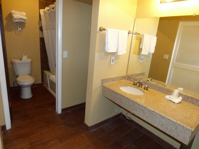 Bathroom, Economy Lodge, Washington